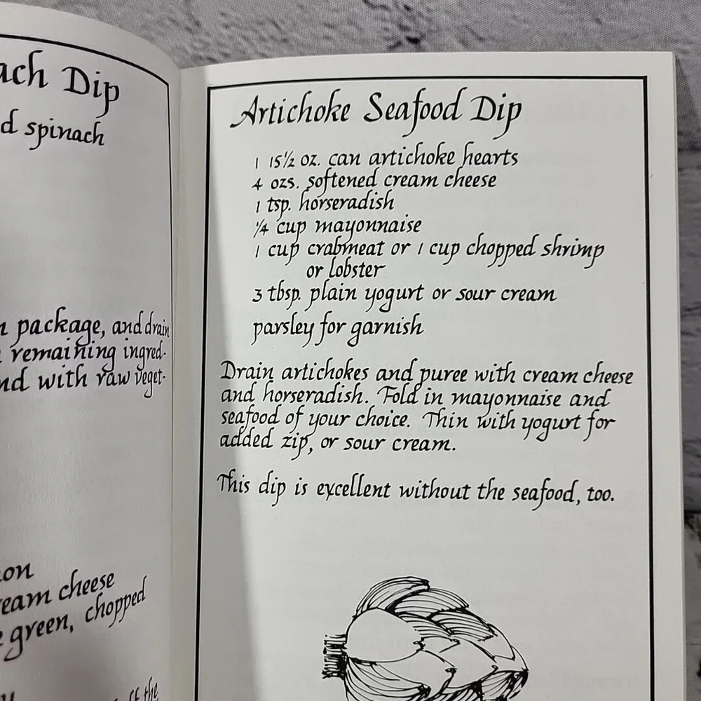 Appetizing Dips & Spreads Cookbook Paperback by‎ Wellspring 1980s